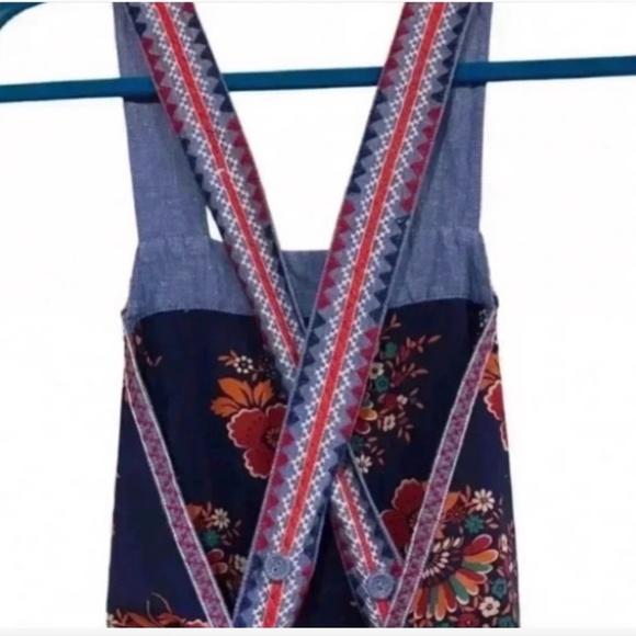 Ulla Johnson Women Lune Patchwork Sleeveless Dress Multi Size 0 - Picture 2 of 7